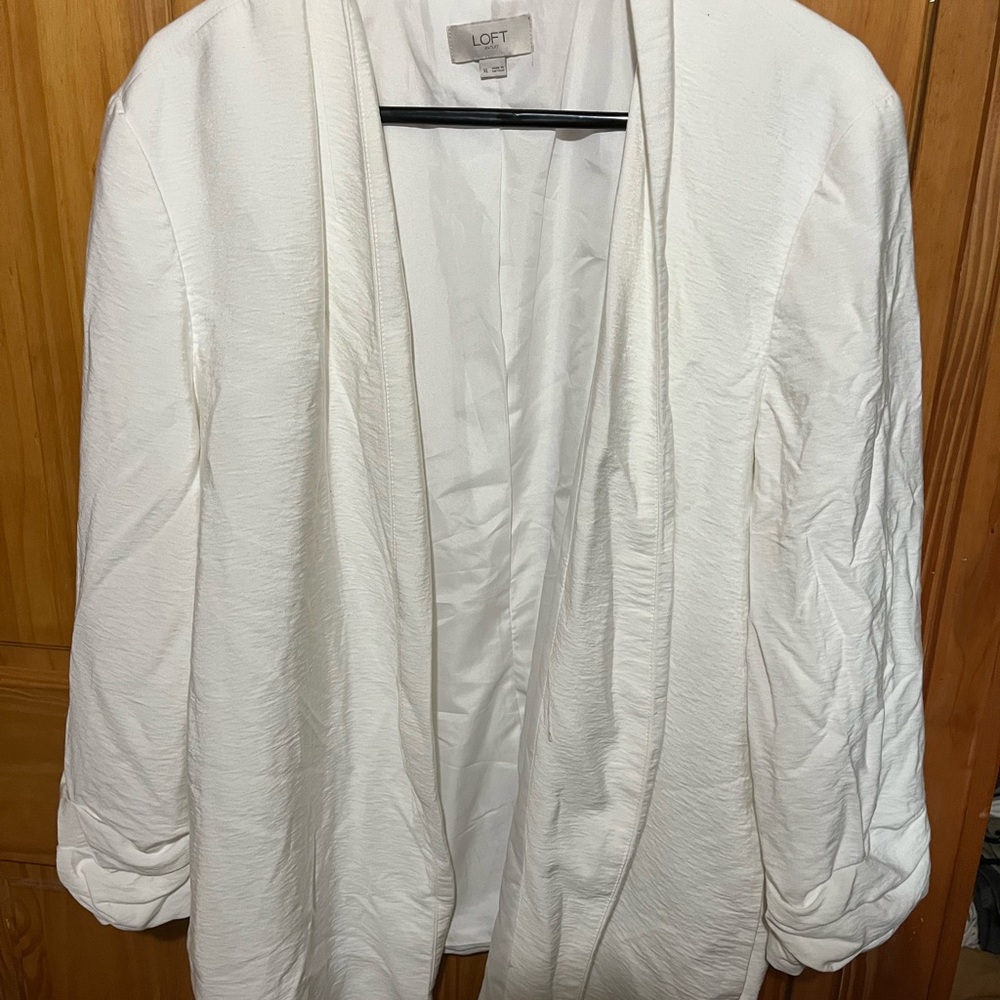 LOFT White Blazer